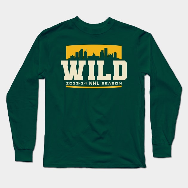 Wild Hockey 2023-24 Long Sleeve T-Shirt by Nagorniak